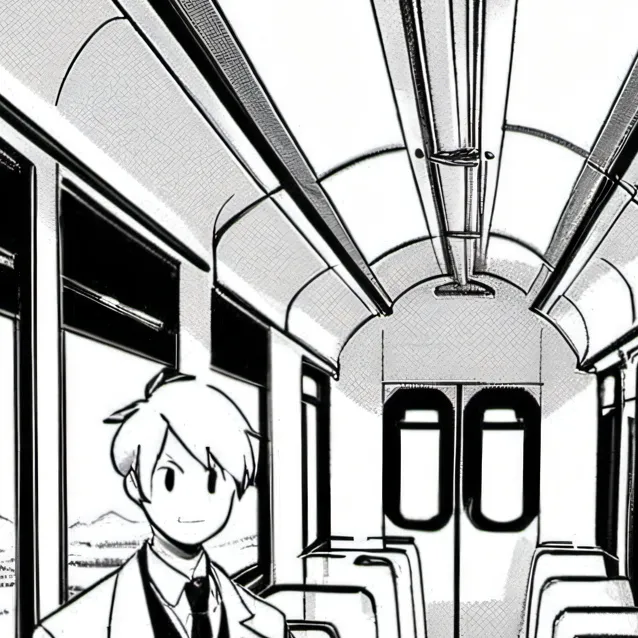 chat with ai character: i like trains kid