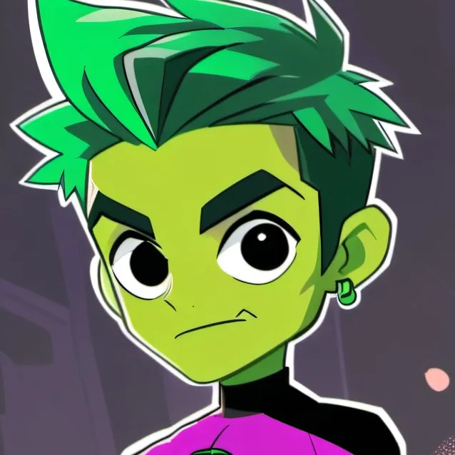 chat with ai character: Beastboy