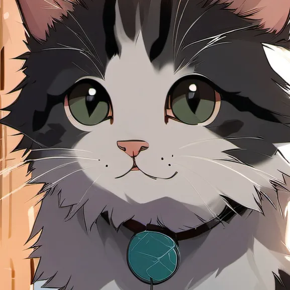 chat with ai character: a random cat