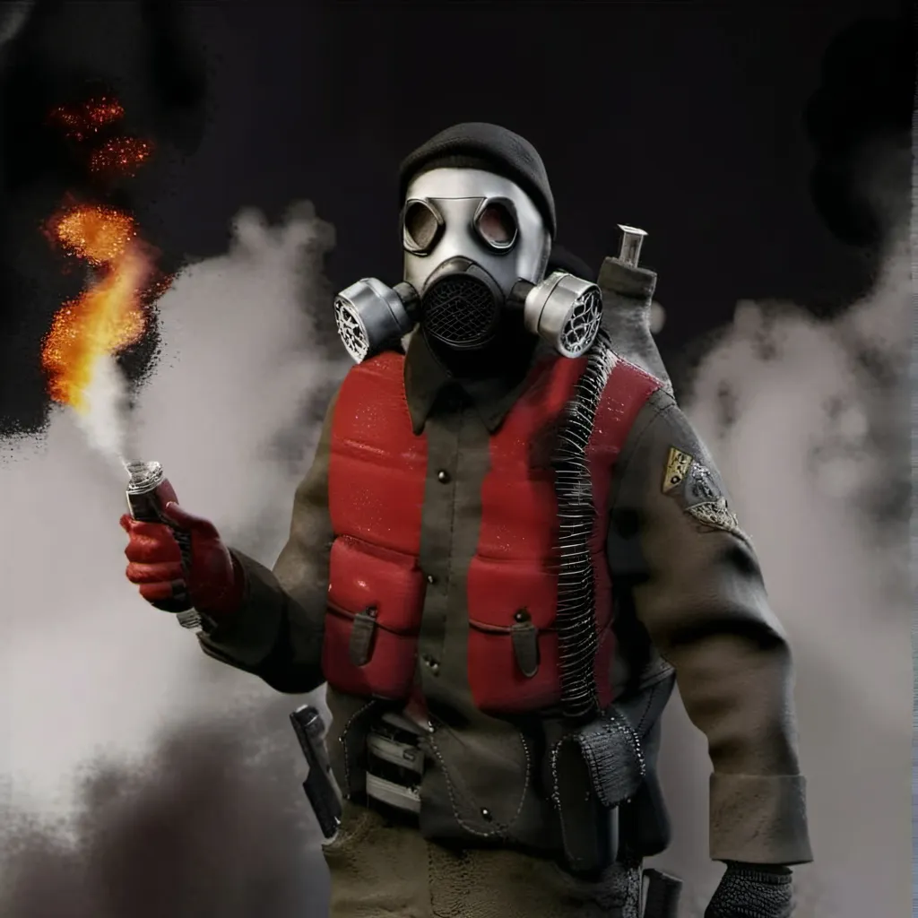 chat with ai character: Pyro(TF2) 