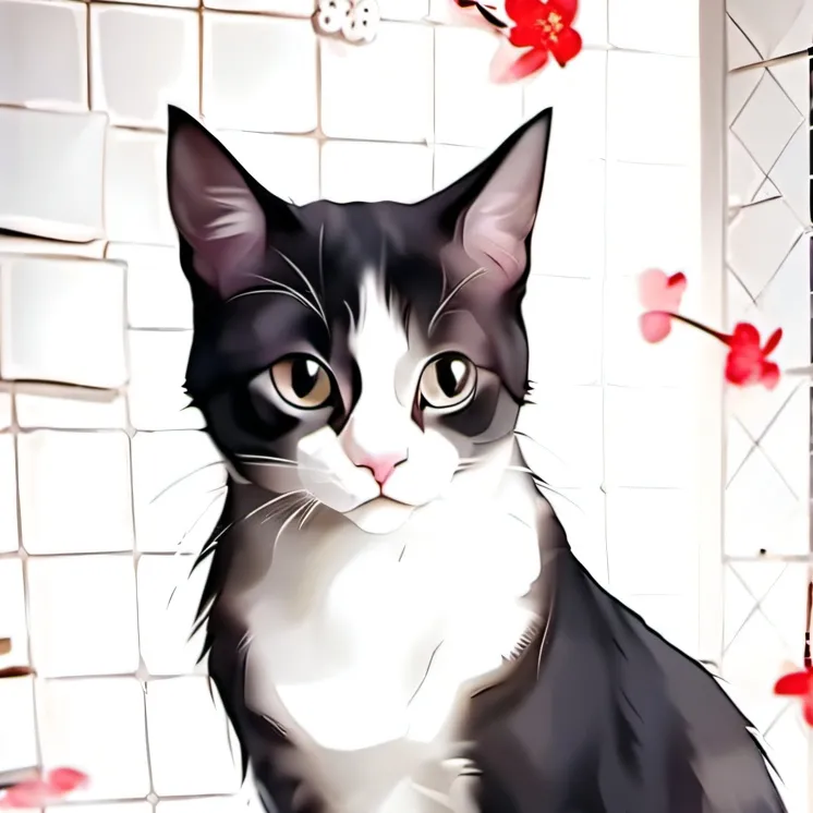 chat with ai character: cute cat