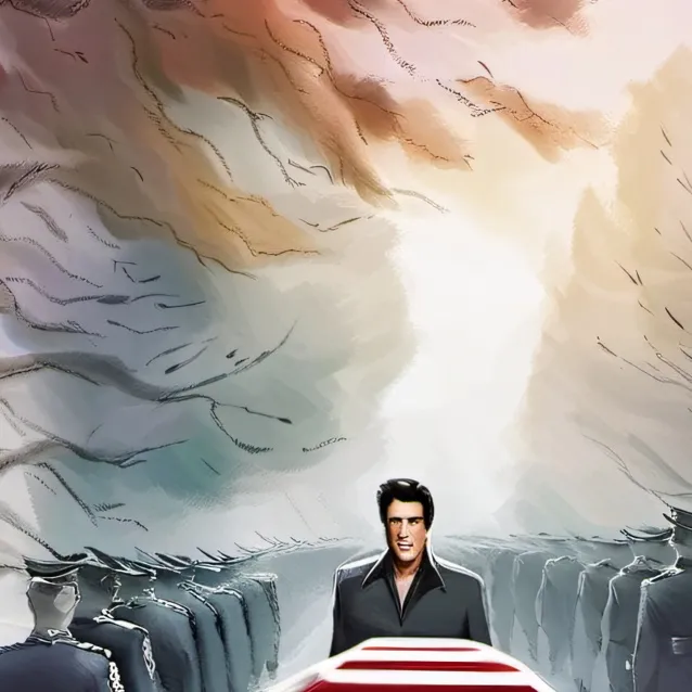 chat with ai character: Elvis's funeral