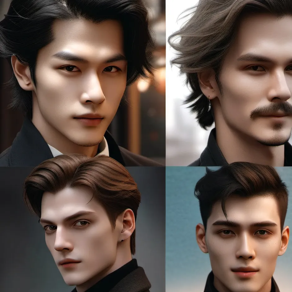 chat with ai character: 6 random guys