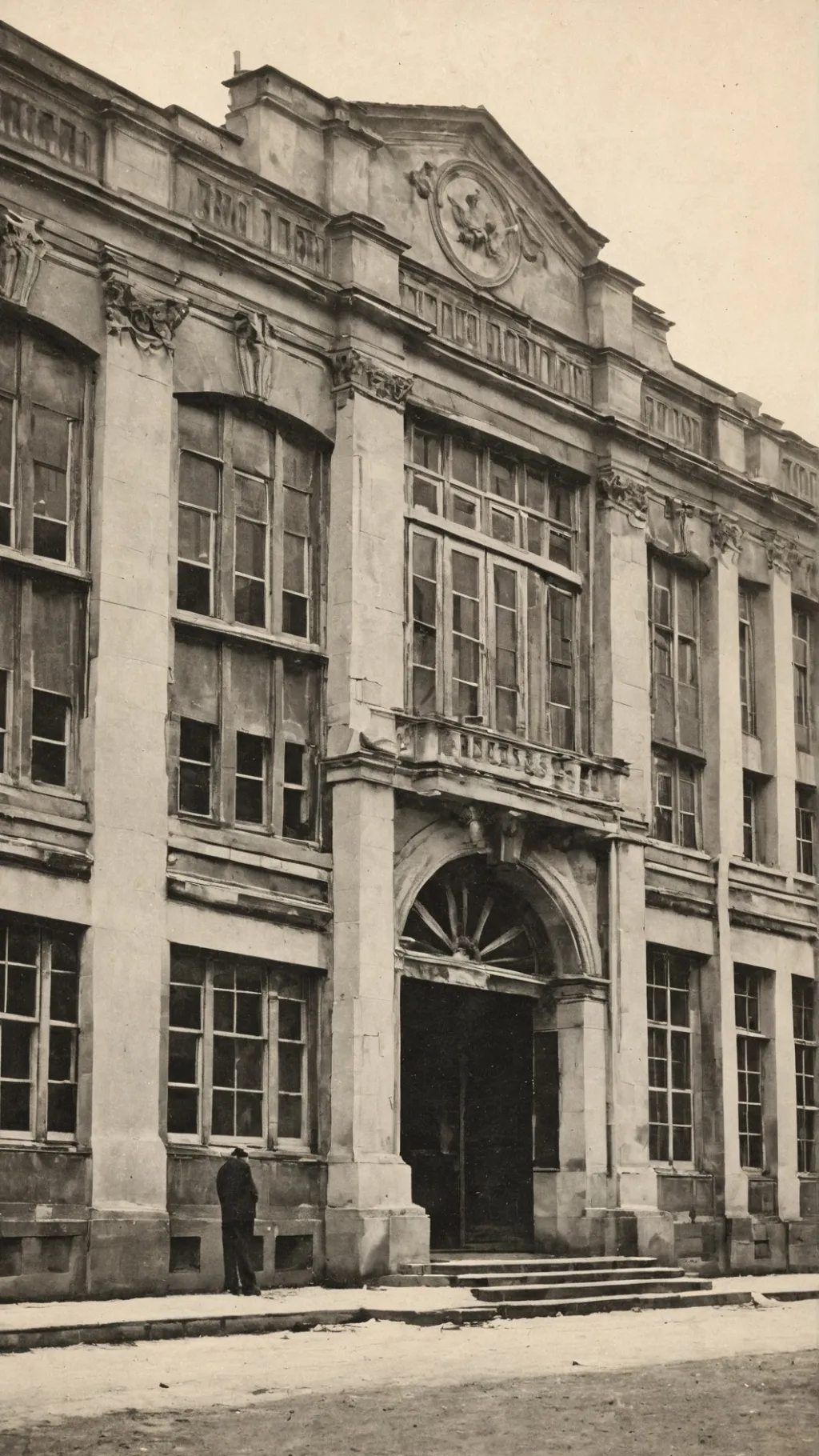ai character: School in 1938 background