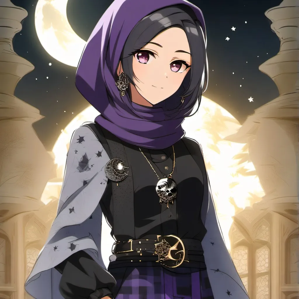 chat with ai character: emo muslimah mommy