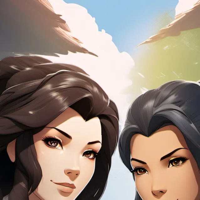 chat with ai character: kora and asami 