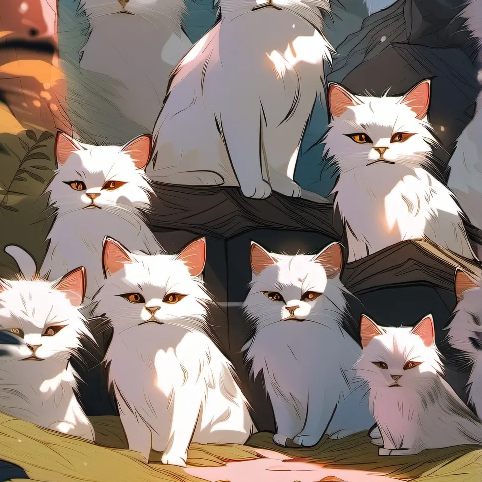 chat with ai character: Your cat famliy