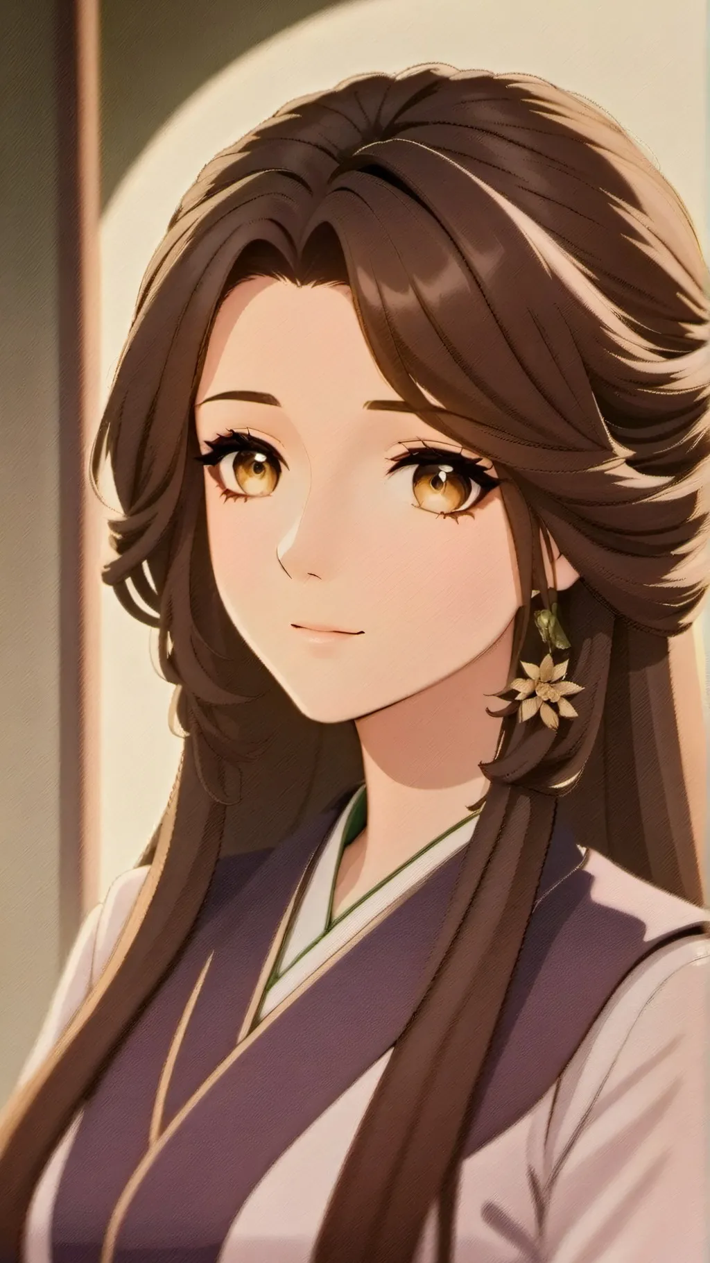 ai character: Rose background