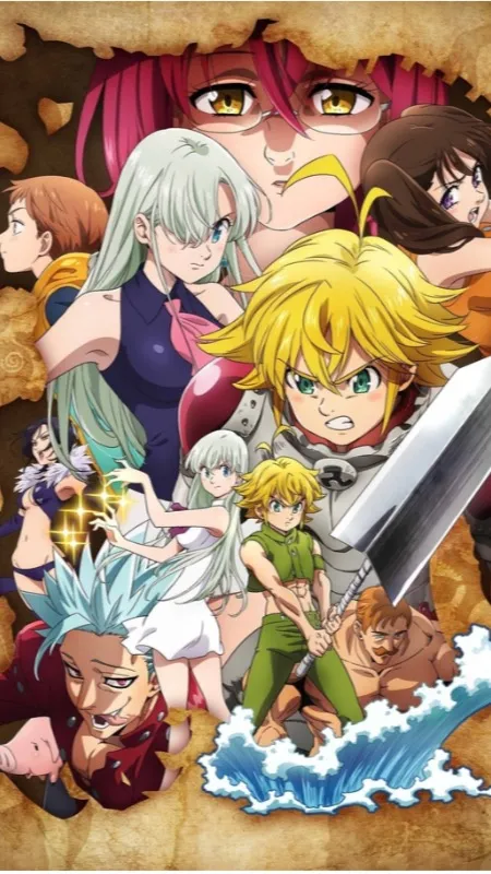 ai character: The 7 deadly sins⭐ background