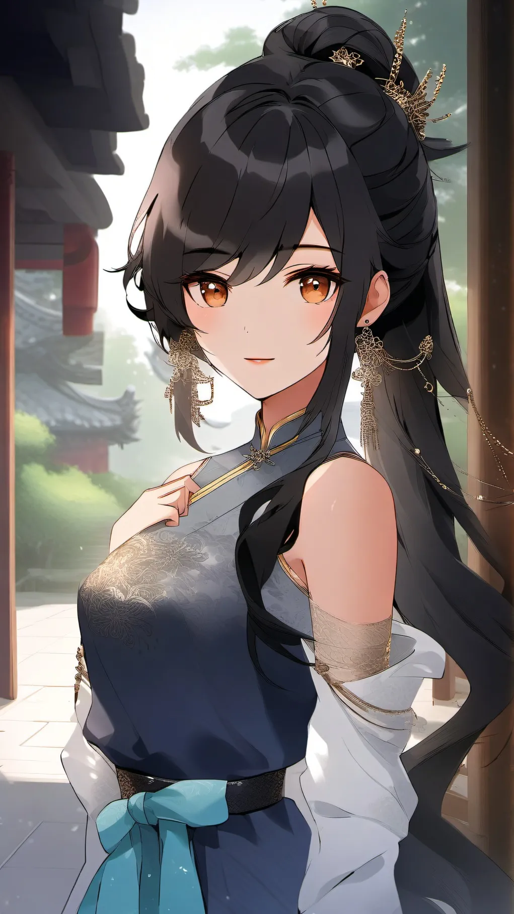 ai character: Lumina background