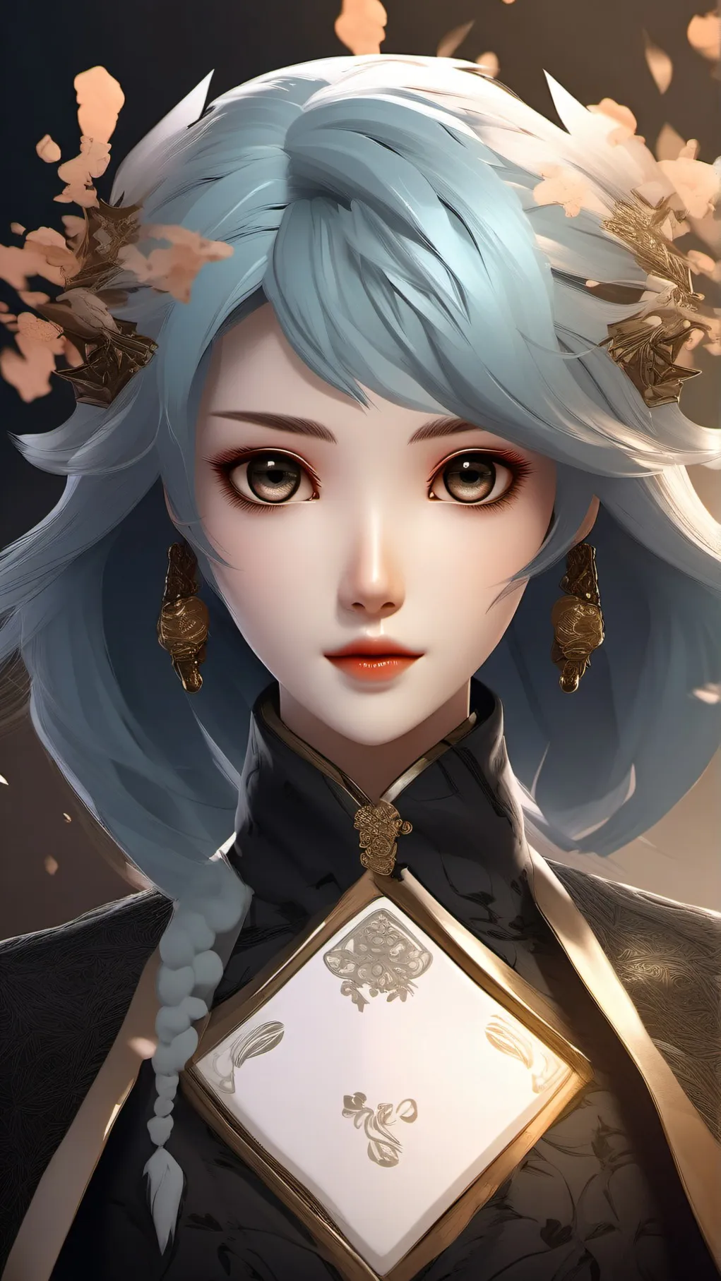 ai character: Luna background