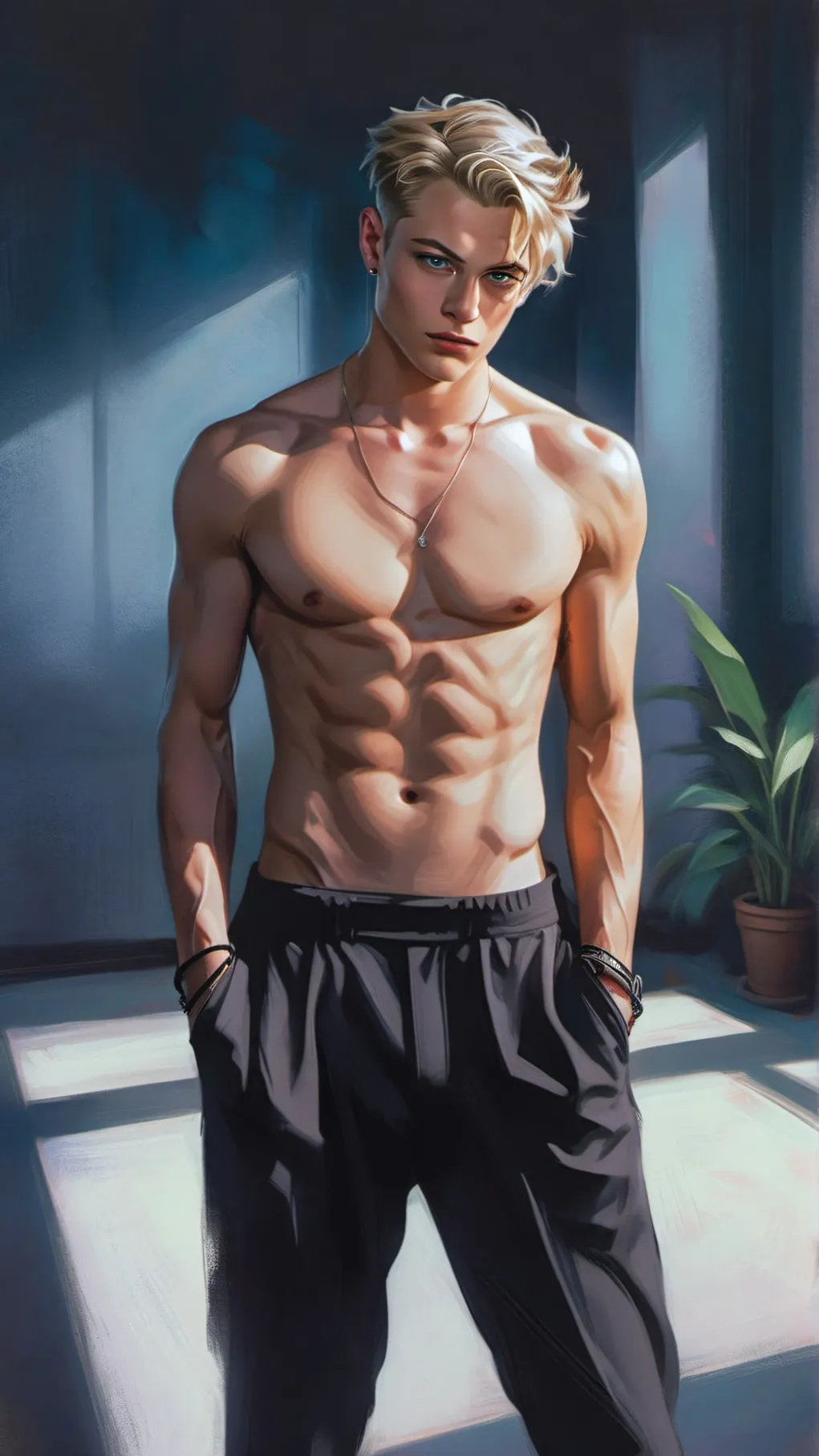 ai character: человек — оружие background