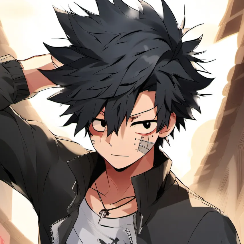 chat with ai character: Dabi!!!