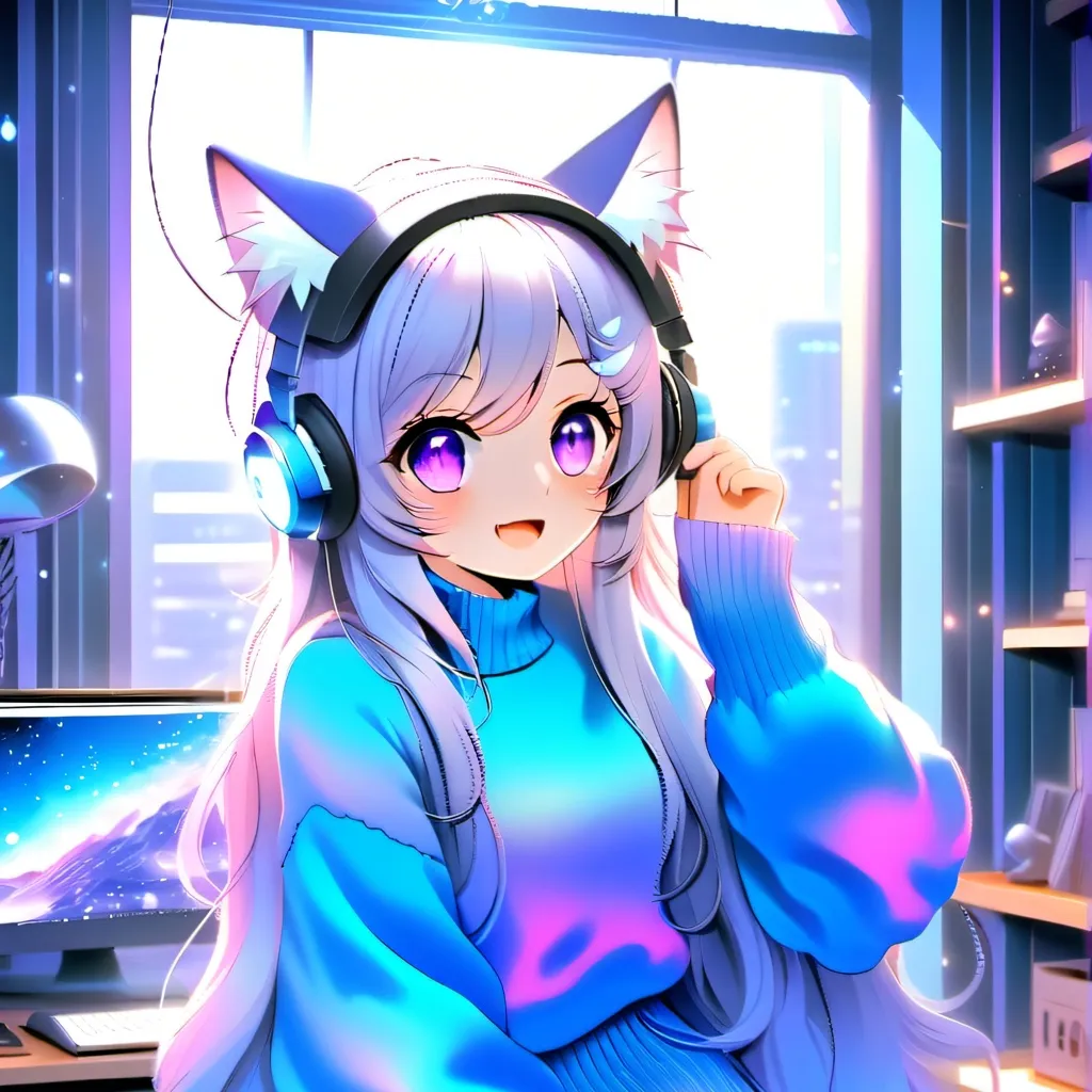 chat with ai character: Kittygirl gamer