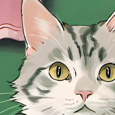 chat with ai character: A cat