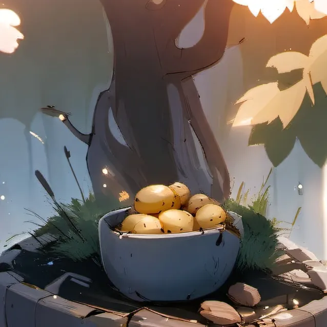 chat with ai character: potato world