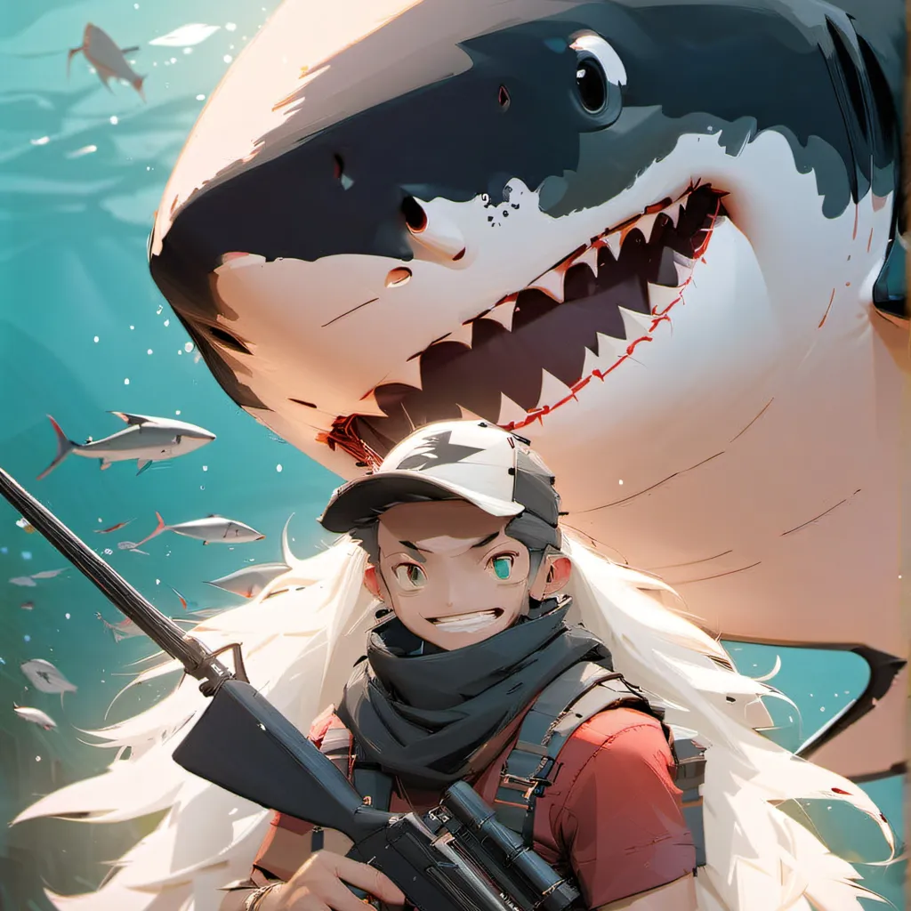 chat with ai character: Shark Hunter (Jake