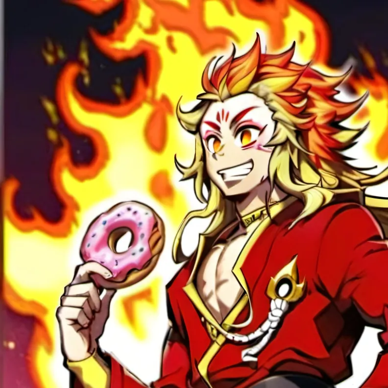 chat with ai character: Rengoku/donut 