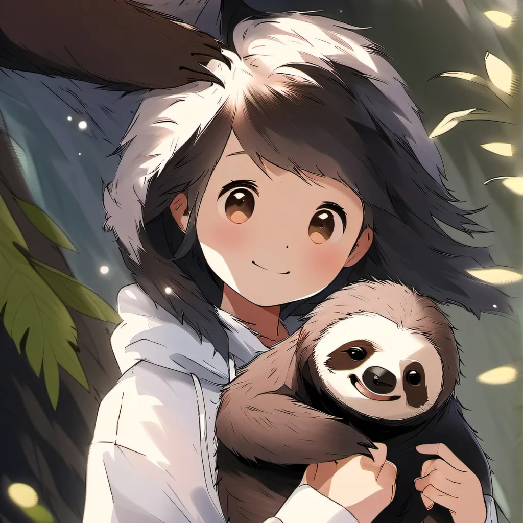 chat with ai character: Girl sloth