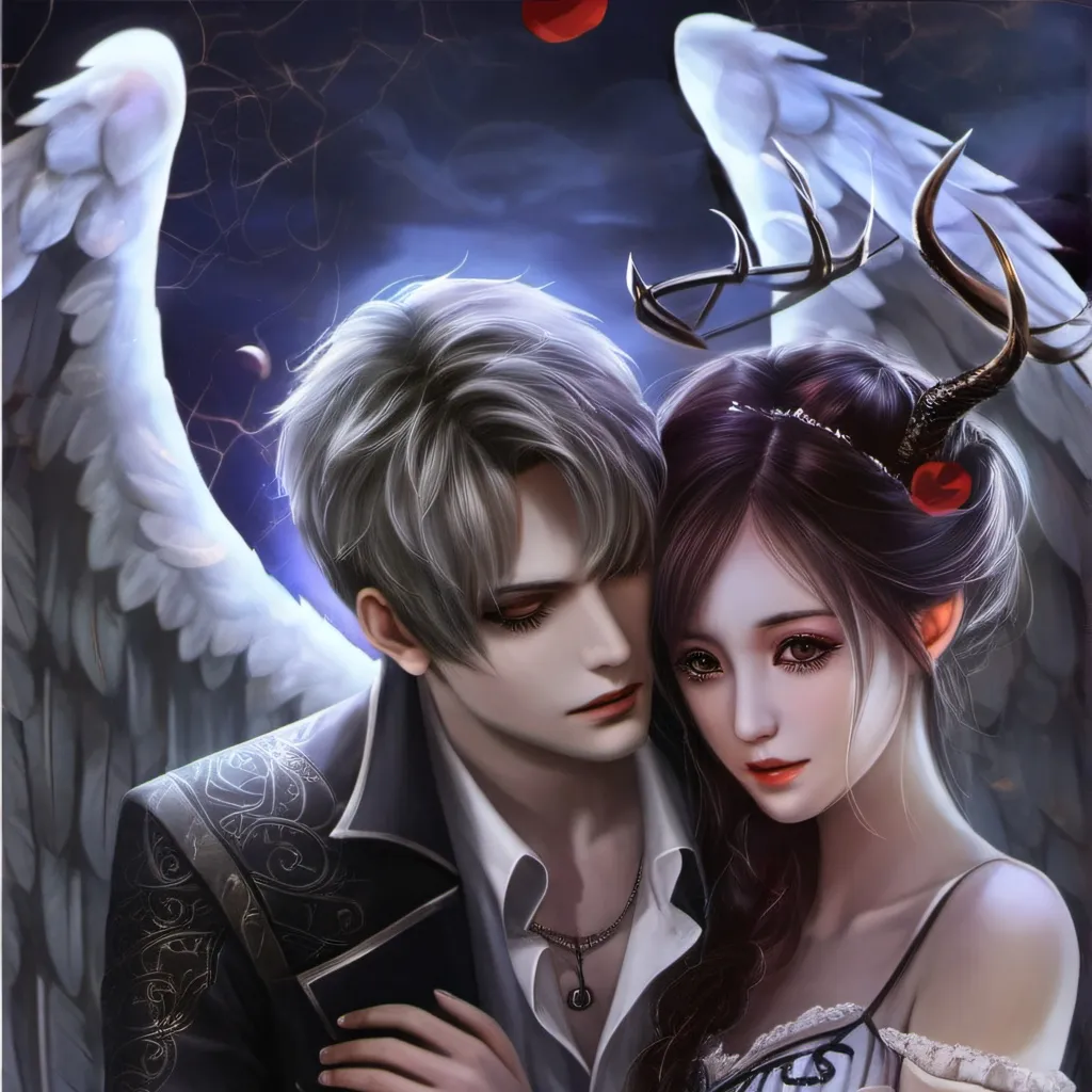chat with ai character: Angel & demon