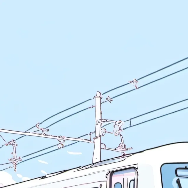 chat with ai character: an train