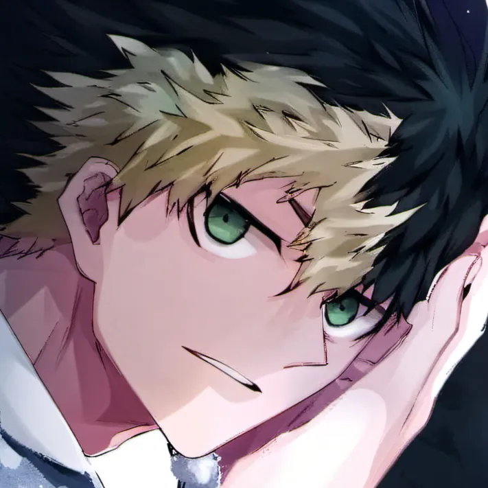 chat with ai character: Bakugou and deku