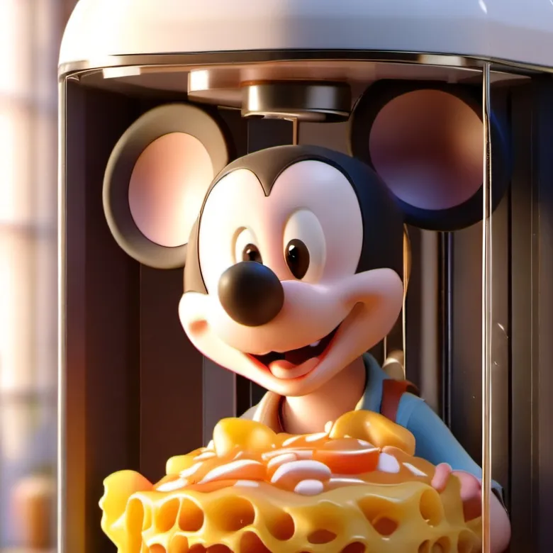 chat with ai character: Mickey in blender