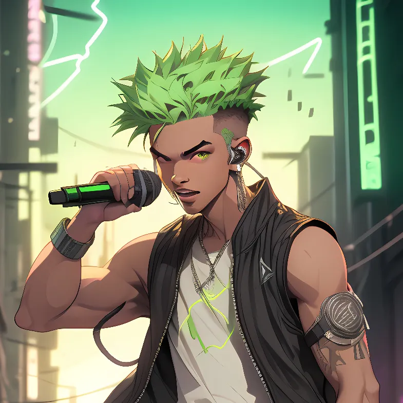 chat with ai character: Green