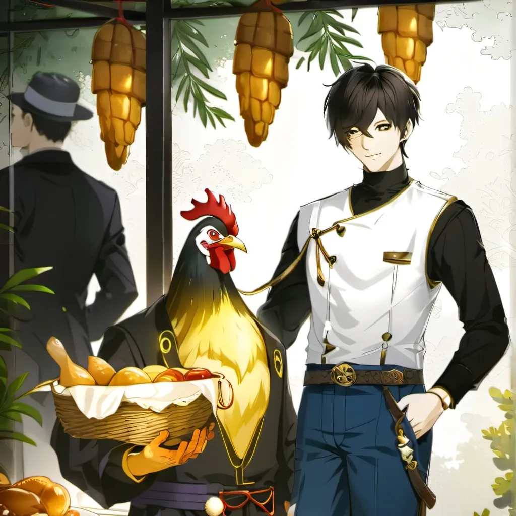 chat with ai character: Chiken king