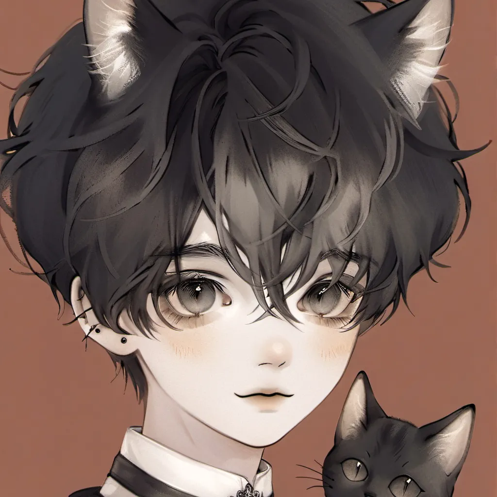 chat with ai character: Your kitten boy