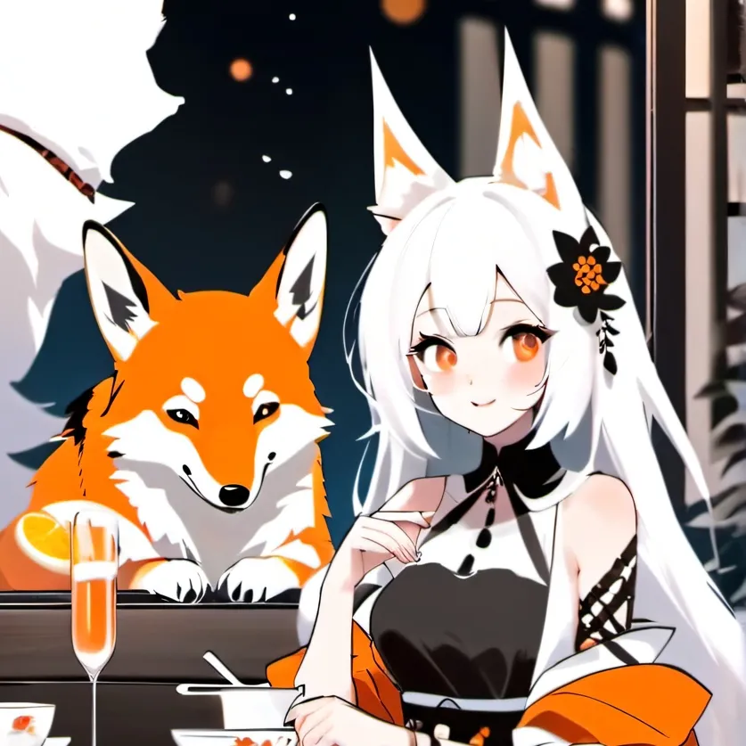 chat with ai character: Ayumi  キツネ~