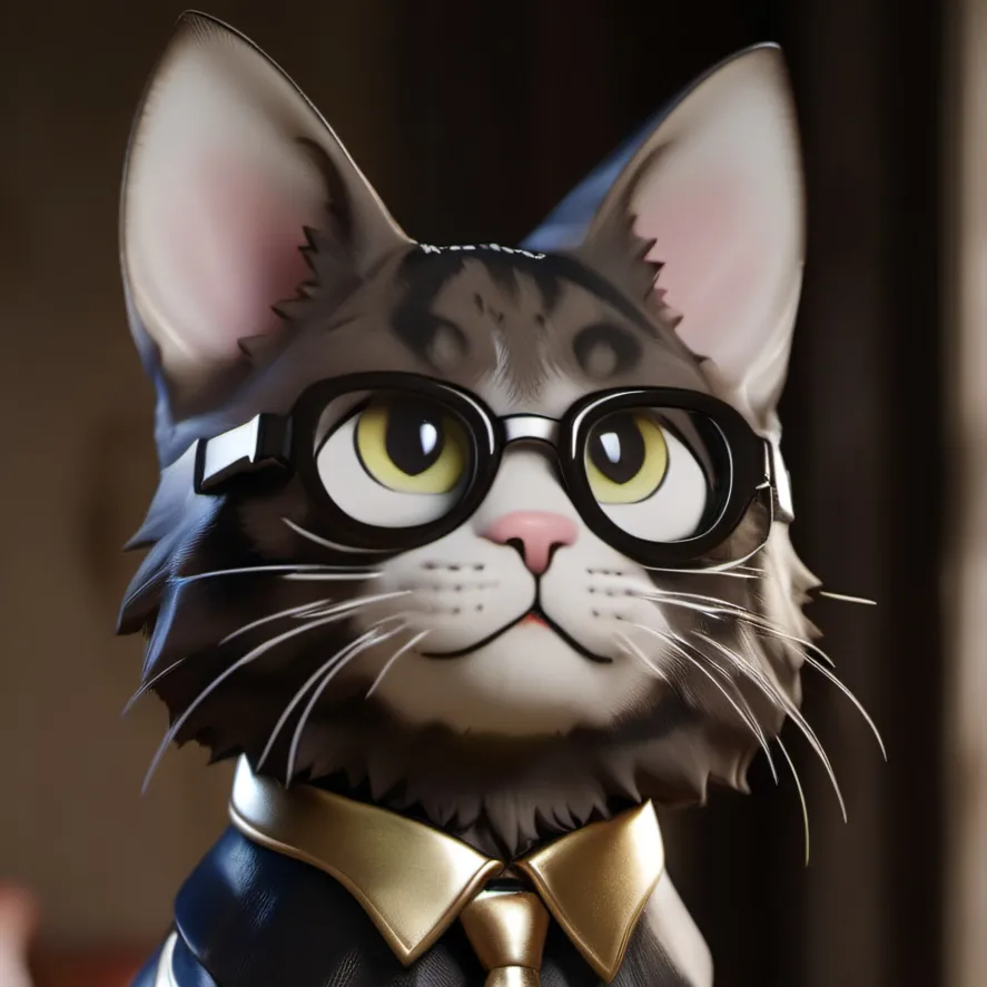 chat with ai character: Smart Cat 