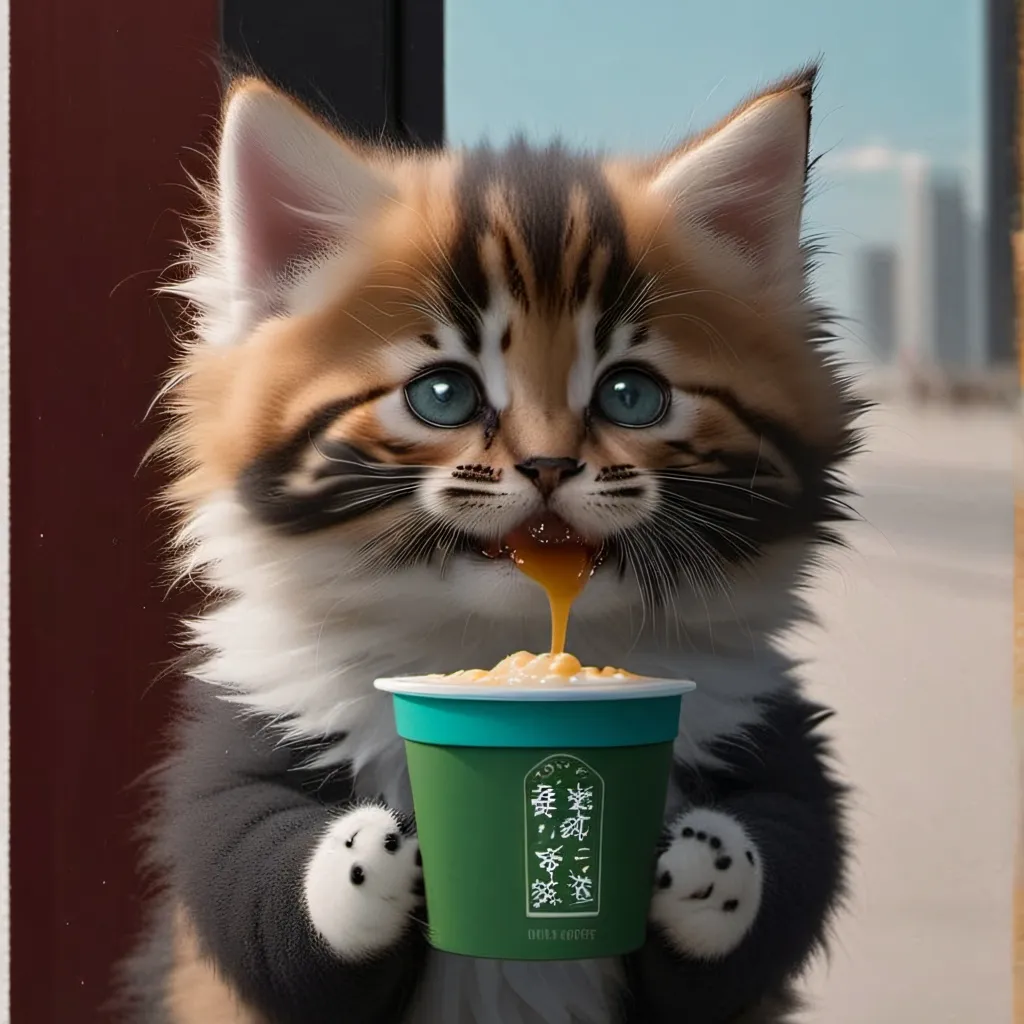 chat with ai character: Boba Kitten