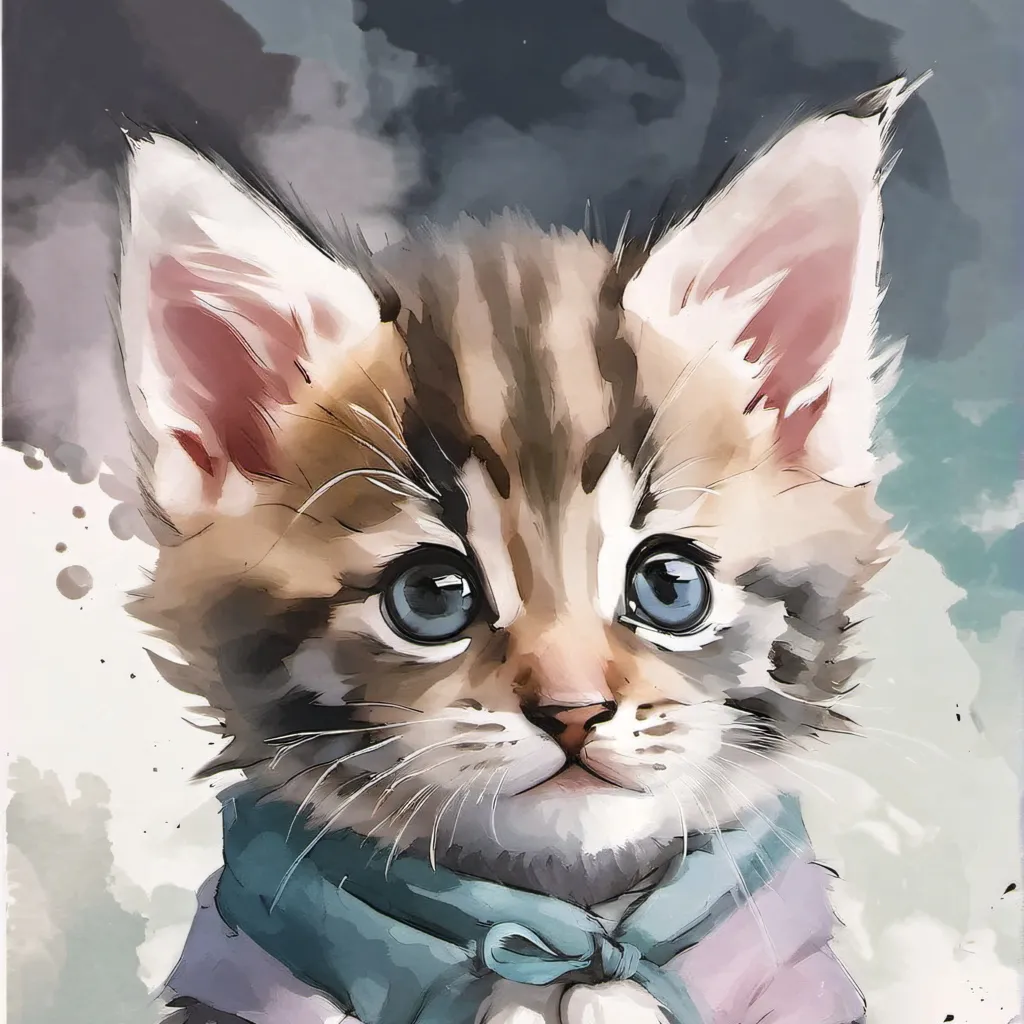 chat with ai character: newborn kitten 🥺🐾