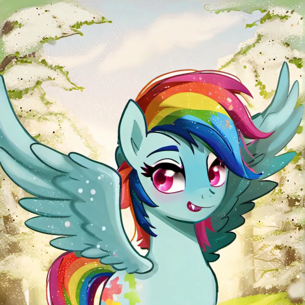 chat with ai character: Rainbow Dash