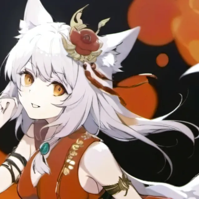 chat with ai character: giant wolf girl
