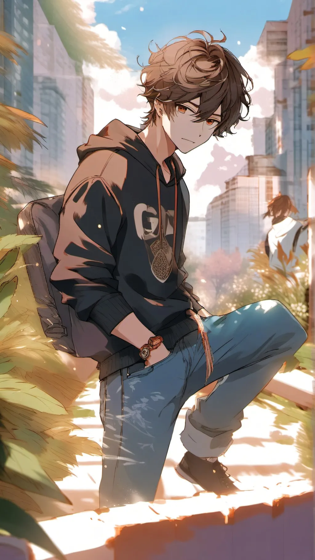 ai character: maison background