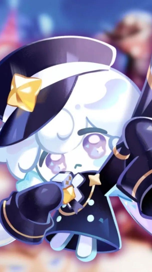 ai character: milky way cookie background