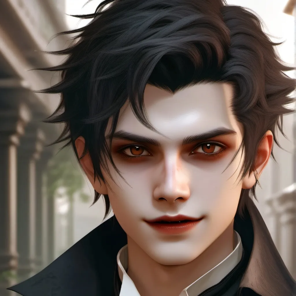 chat with ai character: Vampire boy