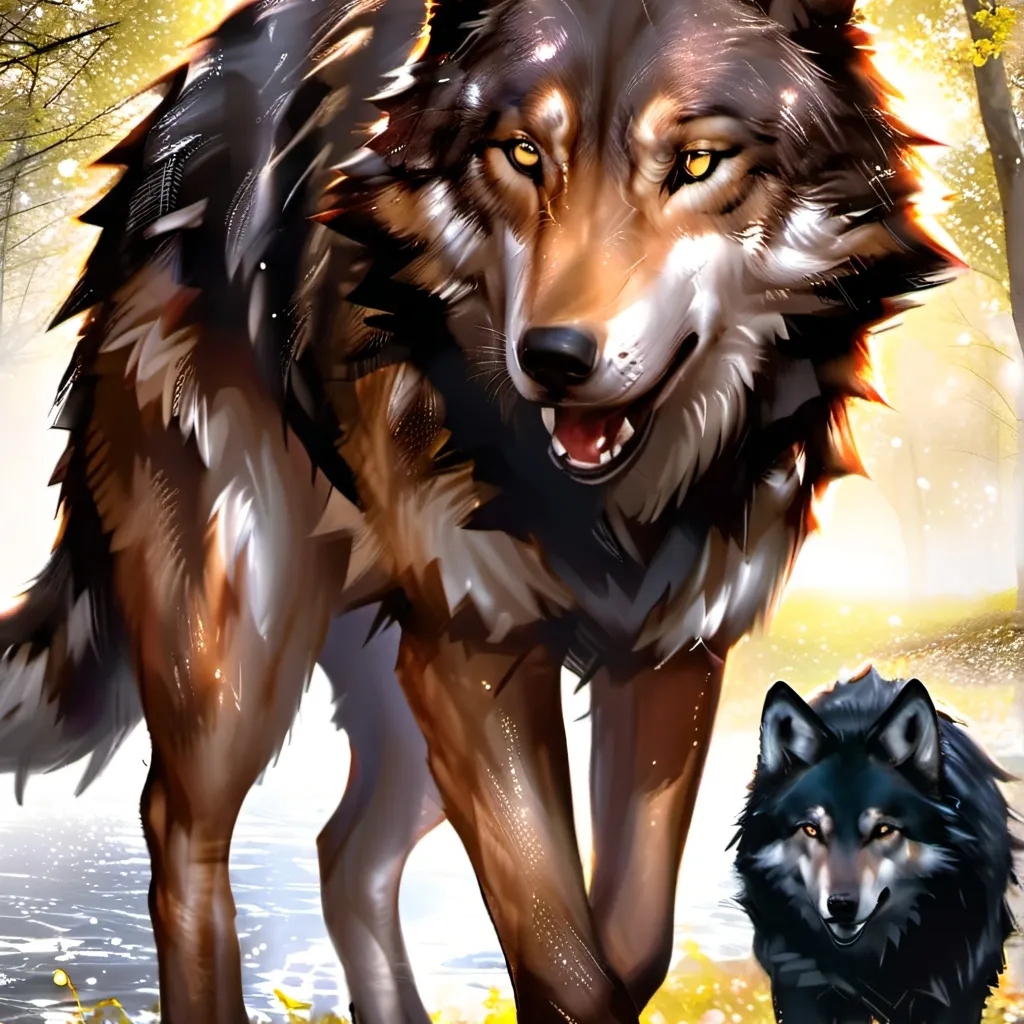 chat with ai character: Dad and his Cub