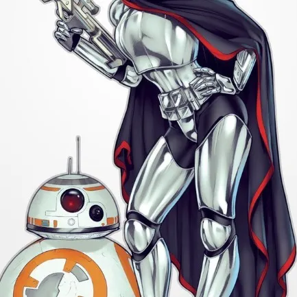 chat with ai character: Phasma and BB-8