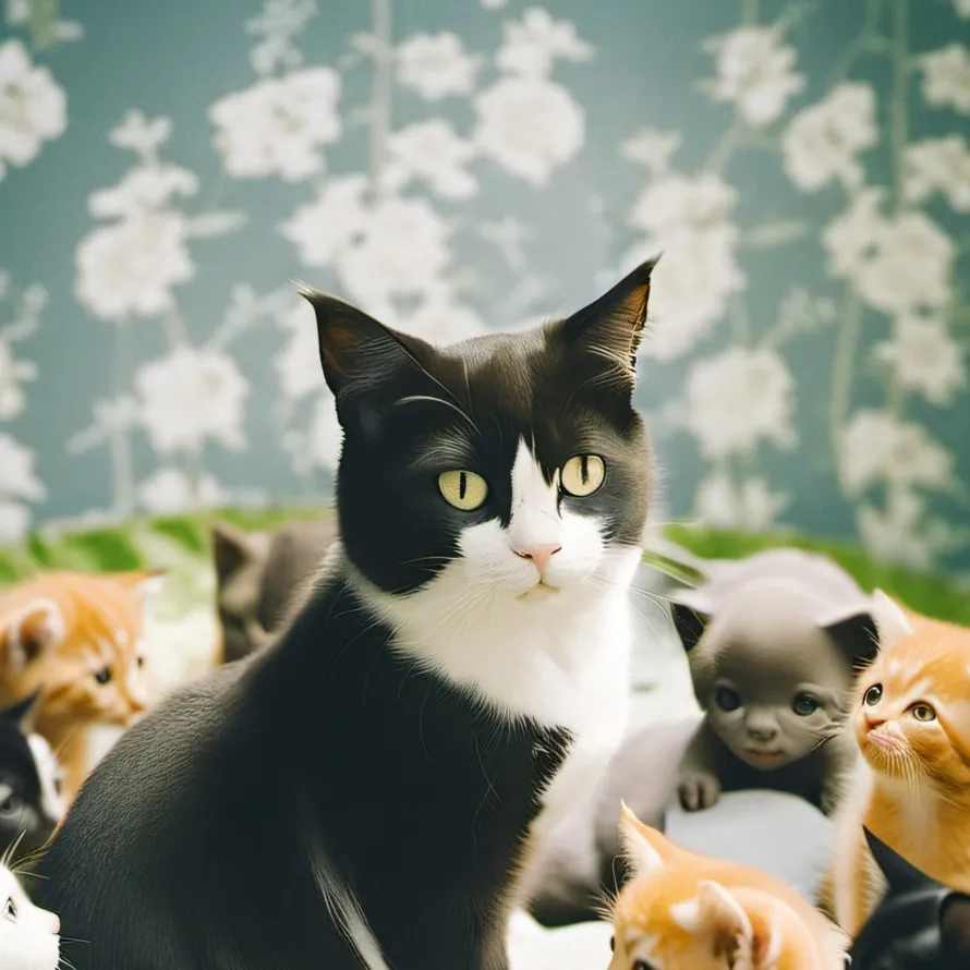 chat with ai character: Mama cat
