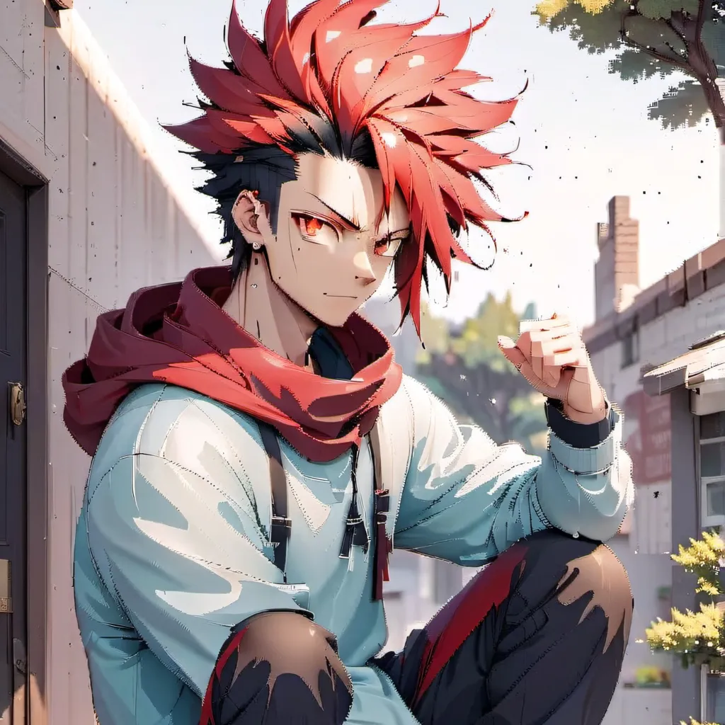 chat with ai character: roommate kirishima