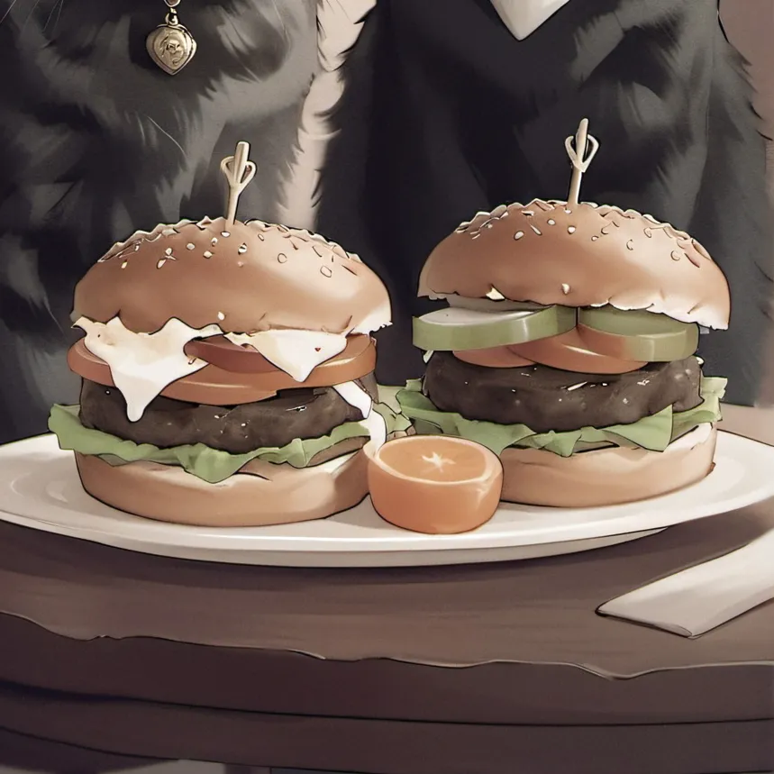 chat with ai character: Cats burger 