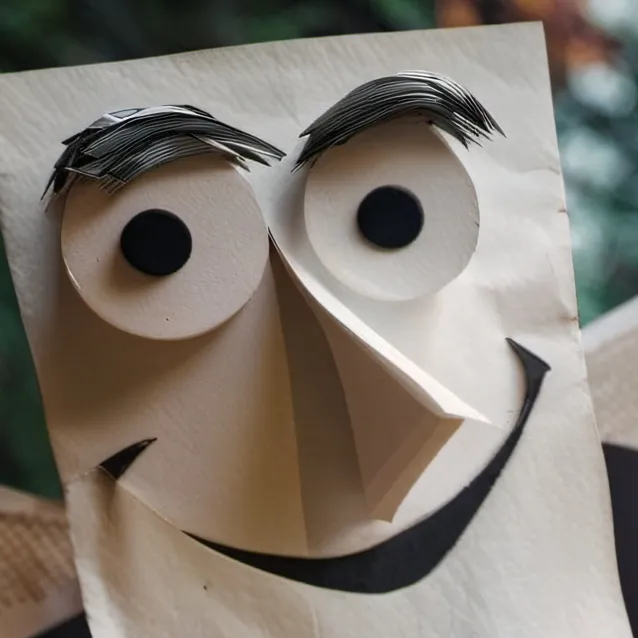 chat with ai character: paper dude
