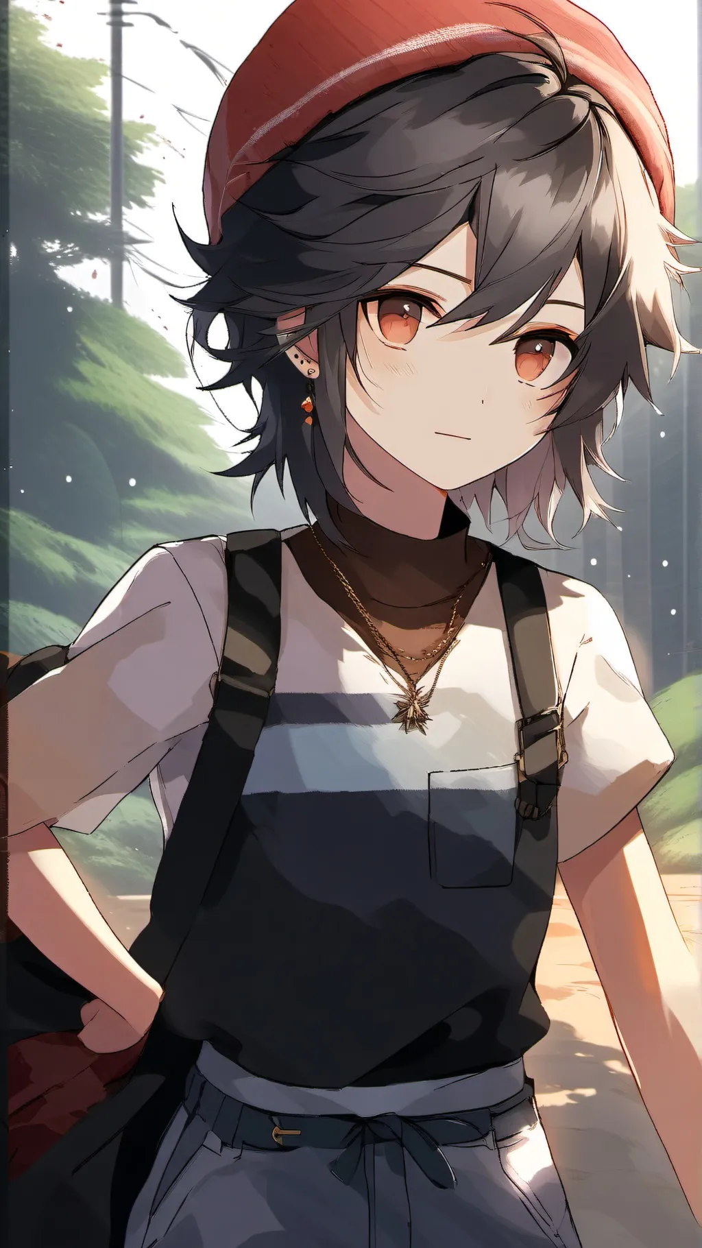ai character: Not potty trained. background