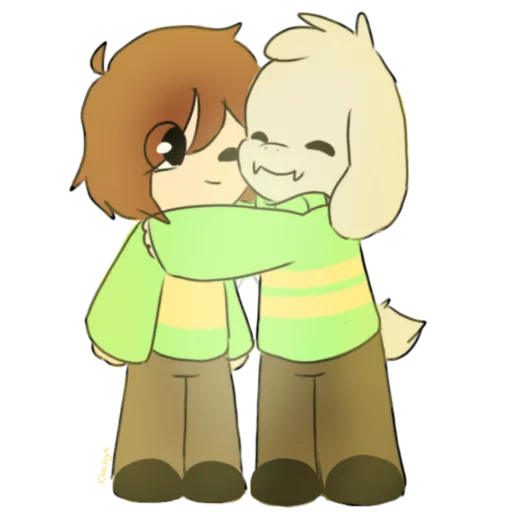 creator chara and asriel's avatar