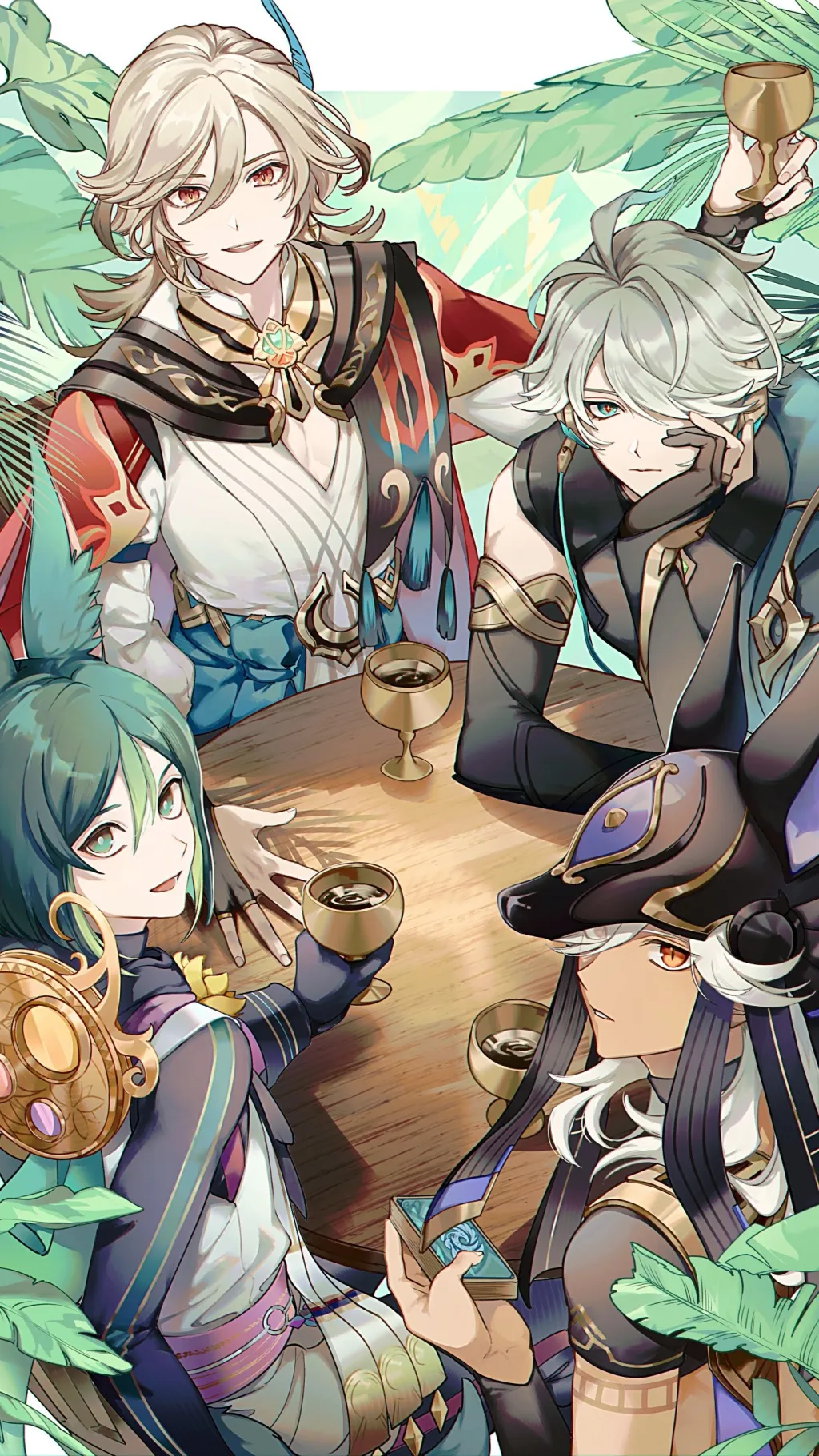 ai character: Sumeru Boys background