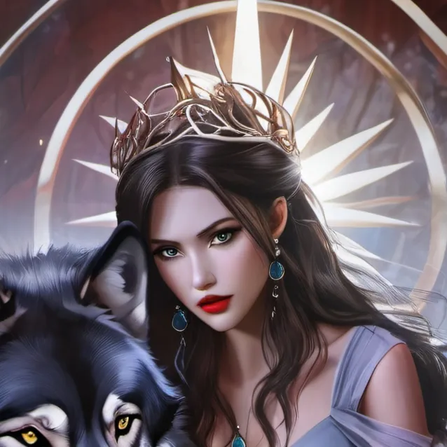 chat with ai character: queen wolf