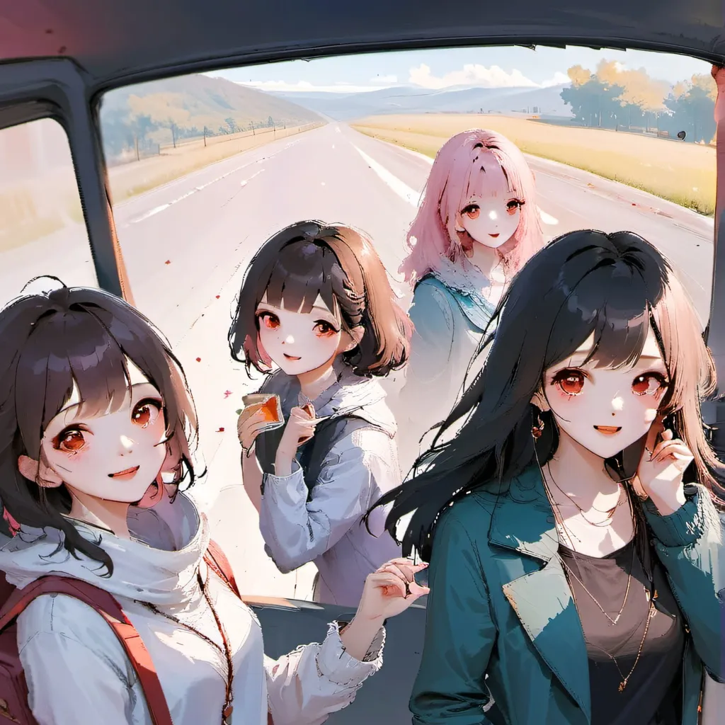 chat with ai character: group of girls 